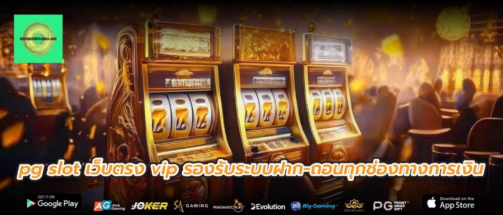 pg slot เว็บตรง vip รองรับระบบฝาก-ถอนทุกช่องทางการเงิน